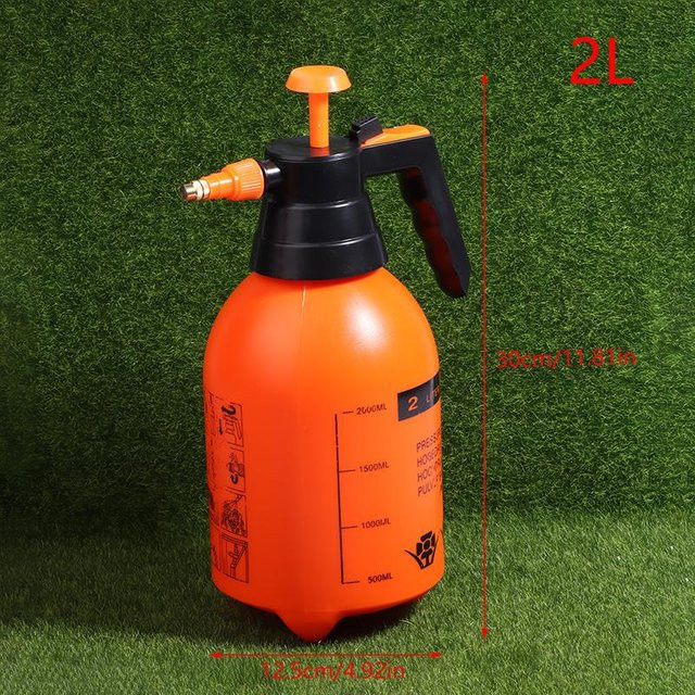 KTY Drucksprüher Handgehaltener Gartenpumpsprüher für Rasen- und Gartenpflege, Schwarz - Bild 1