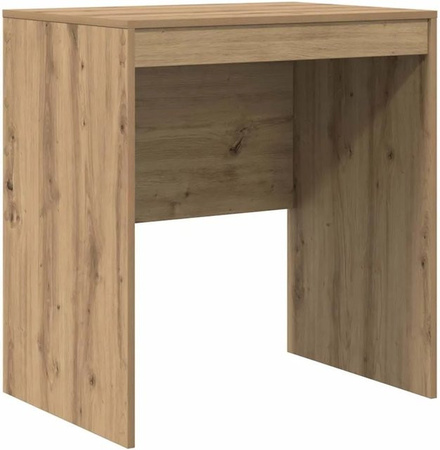 vidaXL Schreibtisch Artisan-Eiche in Braun aus Holzwerkstoff, B/T/H: 70 x 50 x 76 cm