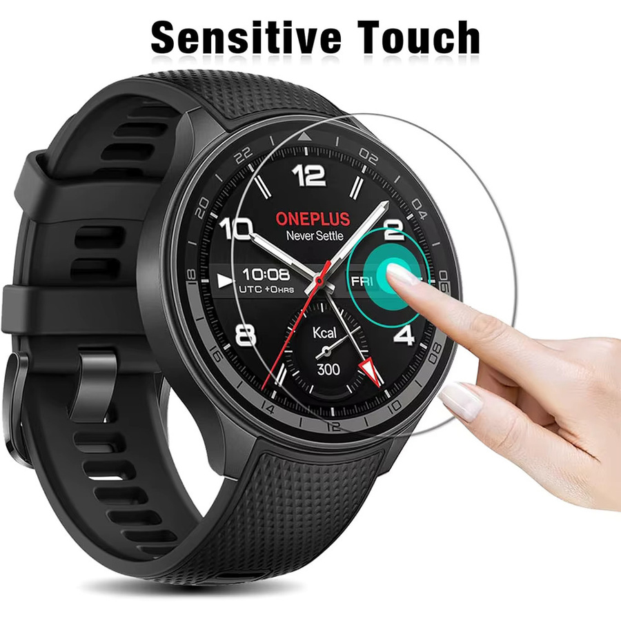 3er-Set gehärtetes Schutzglas für OnePlus Watch 3 und OnePlus Watch 2R, transparent - Bild 2