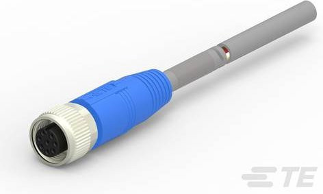TE Connectivity T4151320008-004 Sensor-Aktor-Steckverbinder konfektioniert blau 5er Pack - Bild 1