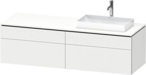 Duravit L-Cube Waschtischunterschrank in Weiß glänzend B/T/H: 162 x 55 x 48,2 cm - Bild 1