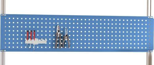 Manuflex LZ8272.5012 ESD-Werkzeug-Lochplatte für UNIVERSAL und CANTOLAB, Blau, Nutzhöhe: 300 mm, für Tischbreite: 1250 mm - Bild 1