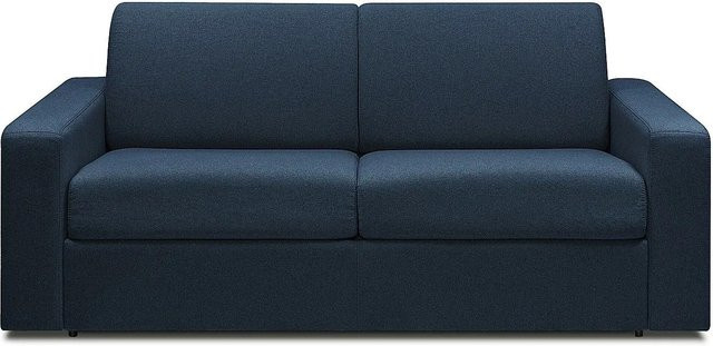 Vente-unique Schlafsofa Coglio in Marineblau mit Stoffbezug, Breite: 223 cm - Bild 1