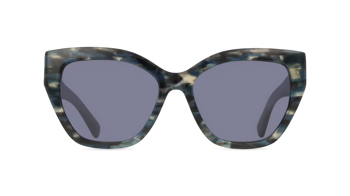 Longchamp LO741S Sonnenbrille Butterfly, Vollrand, Kunststoff, Unisex, grau - Bild 1