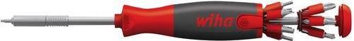 Wiha Schraubendreher mit Bit Magazin LiftUp 26one und 13 Doppelbits in Schwarz-Rot - Bild 1