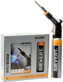 Sievert Lötlampe Powerjet 2535 in Schwarz mit Schraubkartusche 230 g/h und 2,9 kW - Bild 1