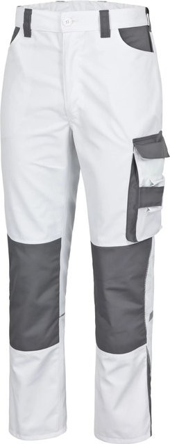 Safety&More Berufshose Extreme mit Reflexstreifen in Weiß-Grau, Größe XL - Bild 1