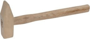 KS Tools BRONZEplus Handhammer aus Aluminium-Bronze mit Hickorystiel, 1600g, braun - Bild 1