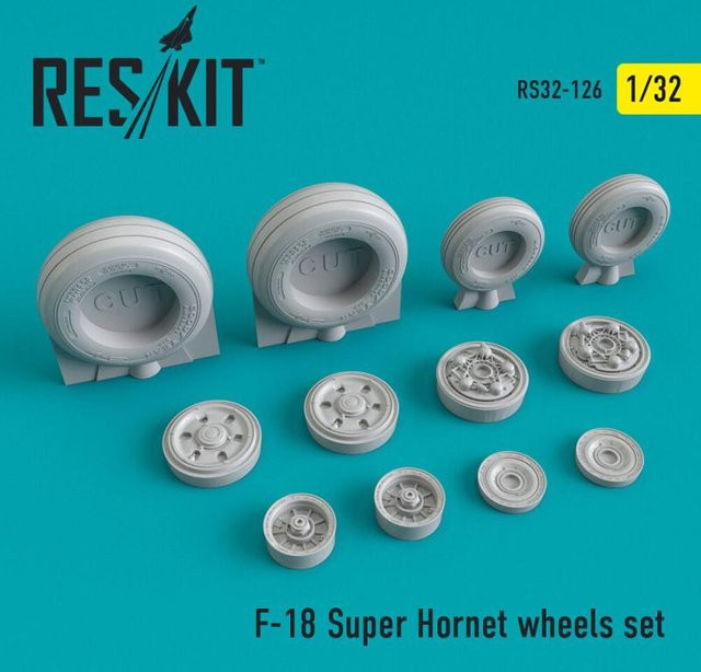 ResKit Models F/A-18 Super Hornet, Wheels set - Bild 1