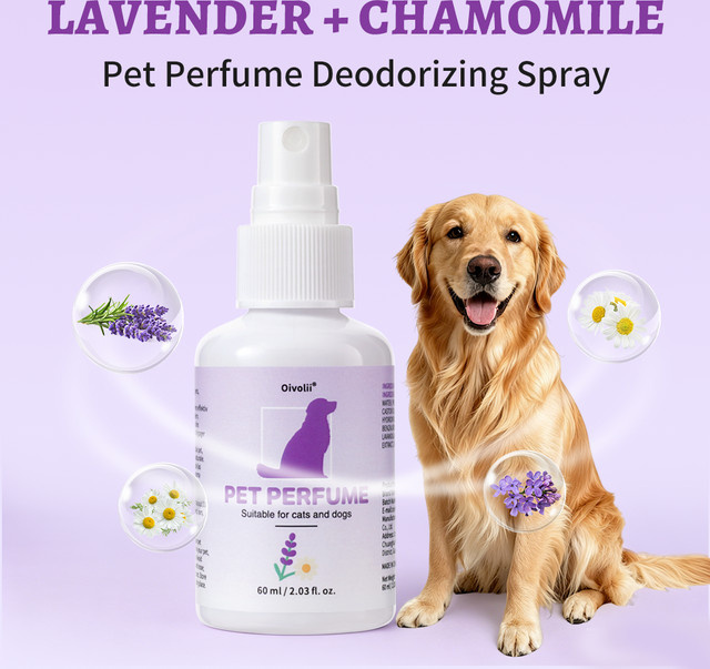 Oivolii Haustier-Geruchsentferner-Spray Lavendel-Kamille - Bild 1