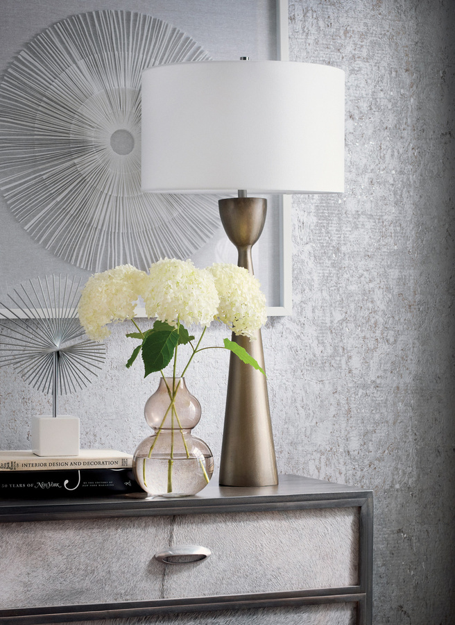 Thibaut Tapete Kork Metallic Silver Modern Vlies - Bild 2