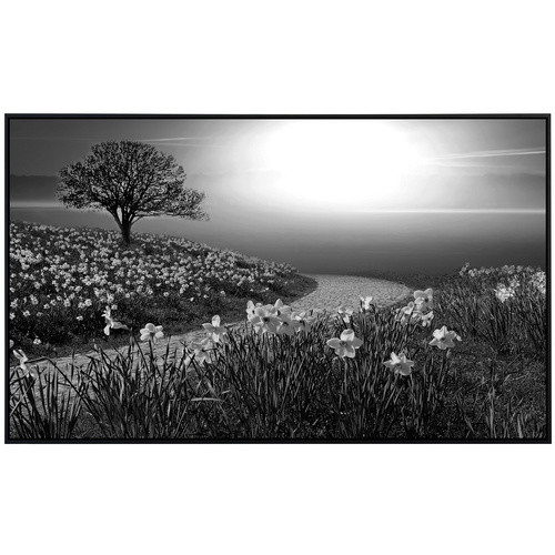 papermoon Infrarotheizung EcoHeat Landschaft Schwarz Weiss mit Matt-Effekt und App-Steuerung - Bild 3