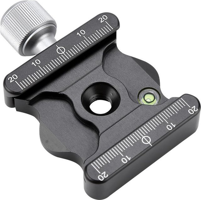 DIYelecs Schnellwechselplattenklemme aus Aluminiumlegierung als Kamera-Montageadapter, Farbe: Schwarz - Bild 1