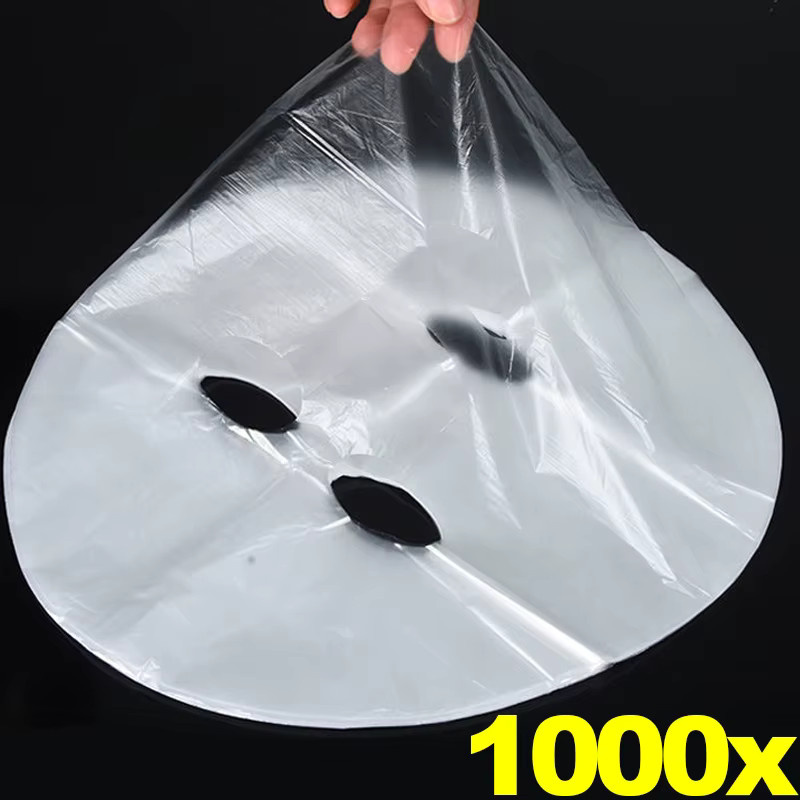 Einweg-Gesichtsmaske aus Kunststoff, transparent, Unisex - Bild 6