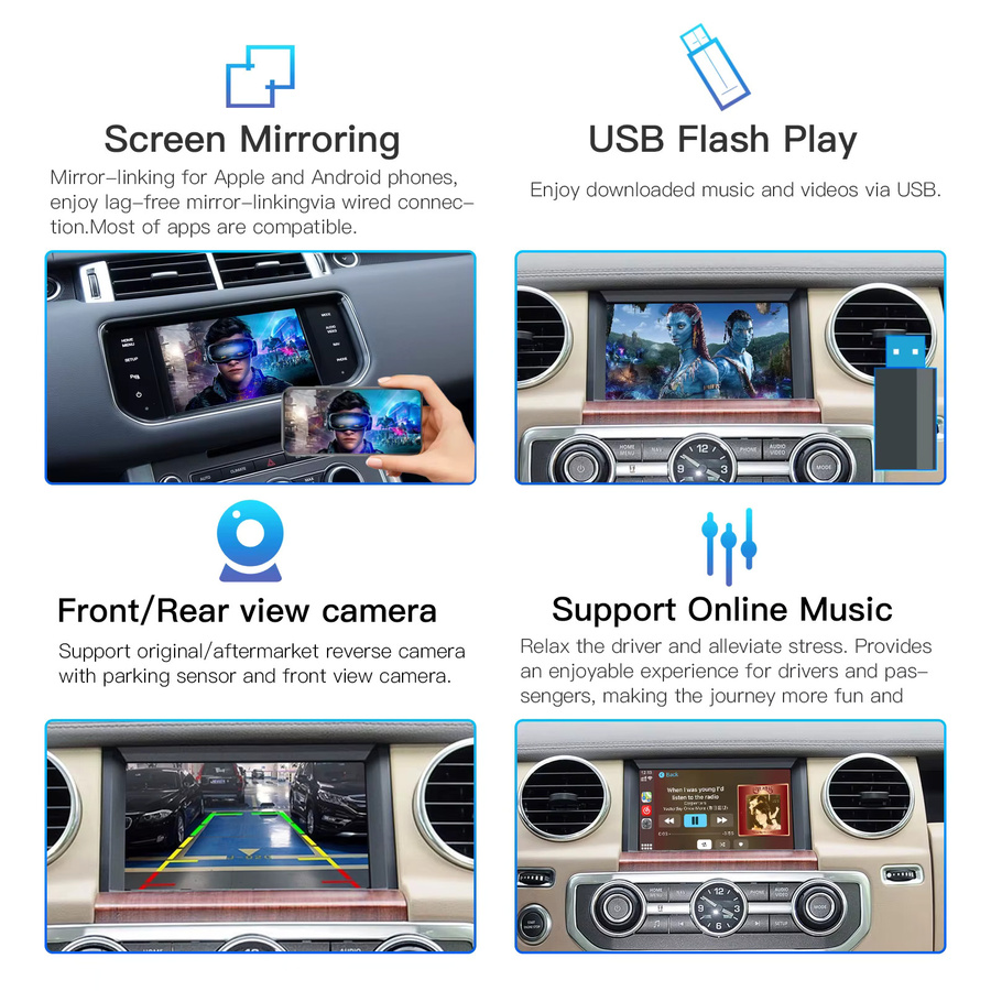 Bosch Kabelloses CarPlay und Android Auto Interface für Land Rover und Jaguar mit Airplay, Bluetooth und GPS in Schwarz - Bild 3