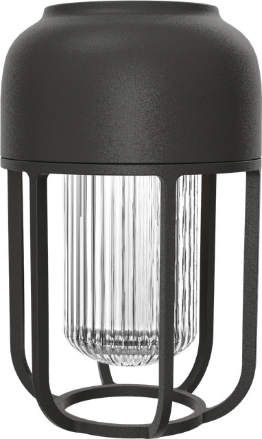 HOUE Light No 1 Akku und Solarleuchte LED Tischleuchte Schwarz - Bild 1