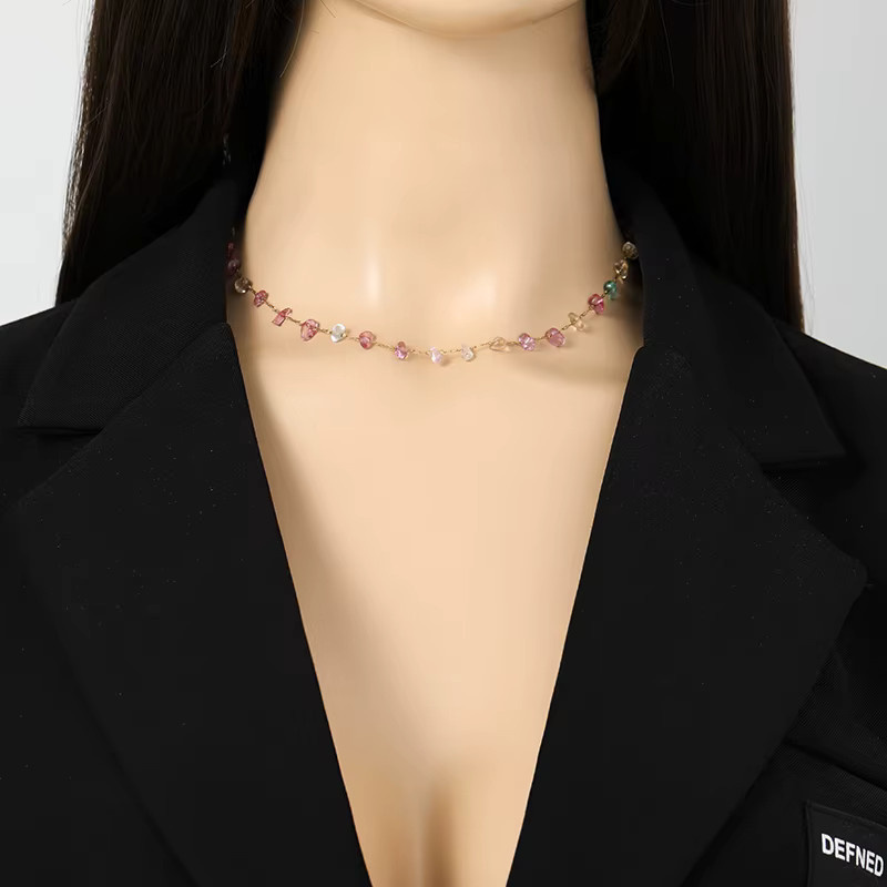 EILIECK Schmuck-Set Halskette und Armbänder, Edelstahl, Damen - Bild 3