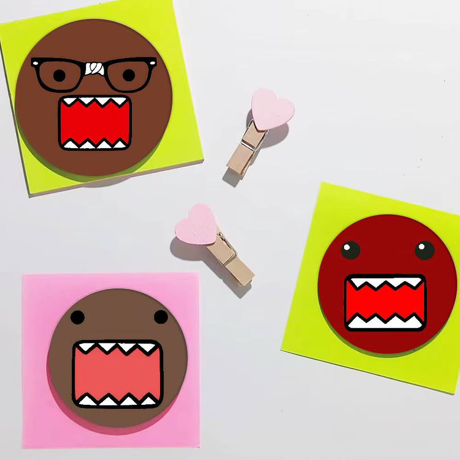 52TOYS Brosche, Metall, Bunt, Domo-Kun - Bild 5
