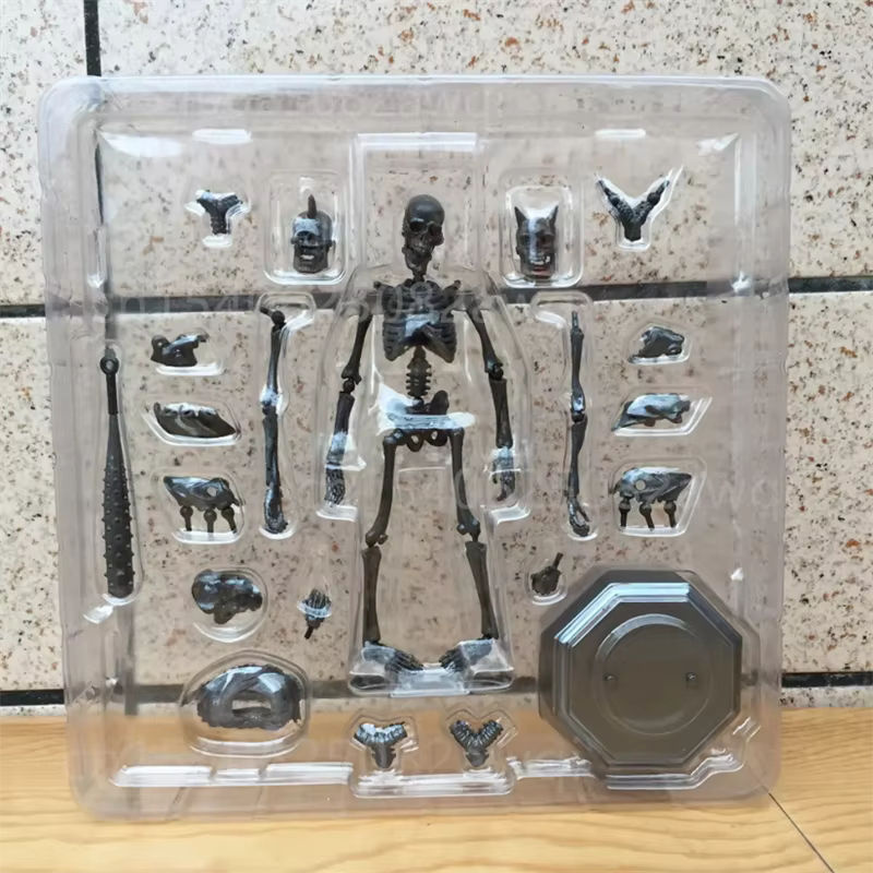 KAIYODO Skelett Takeyashiki Jizai Okimono Gaikotsu Actionfigur KT-005 in Schwarz, Höhe: 15 cm - Bild 3