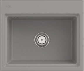 Villeroy & Boch Spüle Subway Style 60 S Flat bündig, Keramik, Farbe Fossil, rechts, Breite: 60 cm - Bild 1
