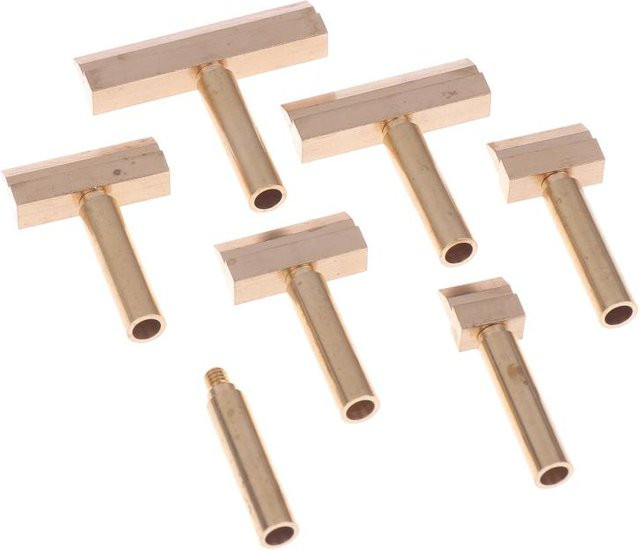 JETTING Spatenförmige Lötkolbenspitze in Gold, Breite: 10,5–40 mm, passend für Lötwerkzeuge der Serien 936-937-8898-8586-888D - Bild 1