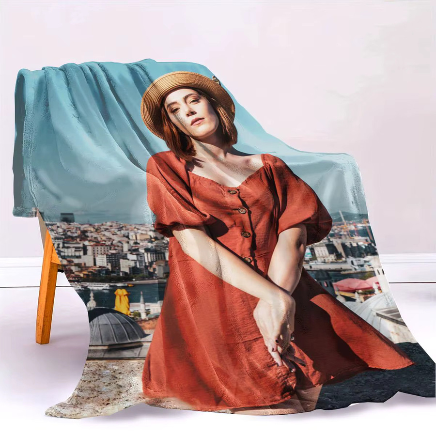Personalisierte Fotodecke aus Flanell von SRH, individuell bedruckte Decke für Sofa, Bett oder unterwegs - Bild 3