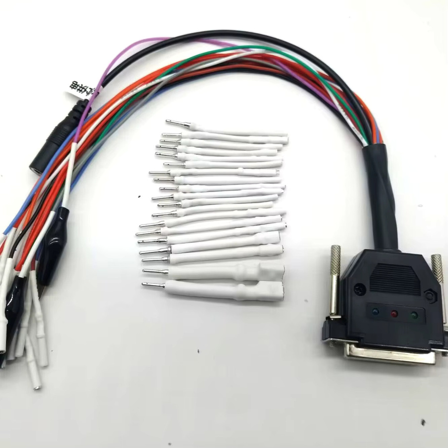 OBDOK OBD2-Steckerkabel mit 25 Pins und LED-Anzeige in Lila für EOBD-Scanner und ECU-Programmierung - Bild 2