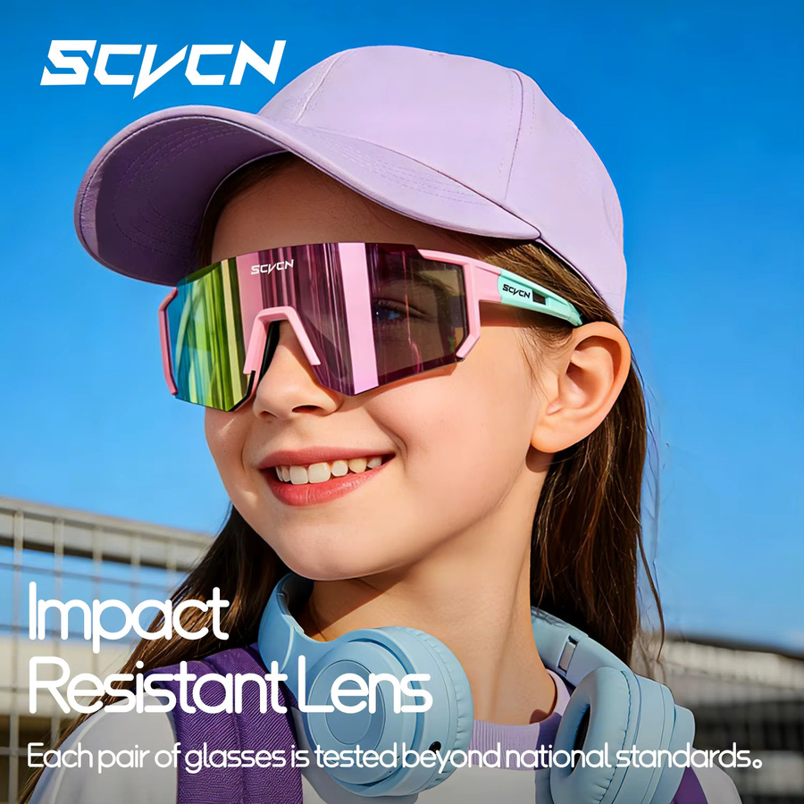 SCVCN Sportsonnenbrille, Vollrand, multicolor, kids - Bild 2