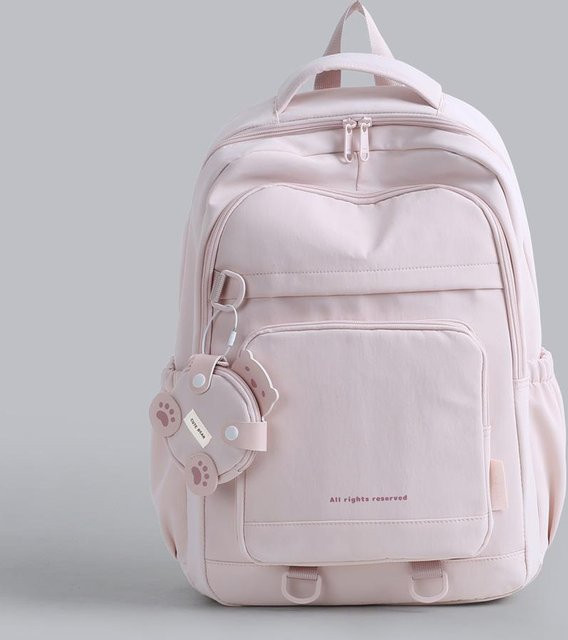 Fancy Style Studio Reiserucksack für Damen und Herren mit Laptopfach für 15,6 Zoll in Pink, H x B x T: 47 x 30 x 20 cm - Bild 1