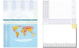 Sigel Schreibtischunterlage HO490 White Multicolour B: 59,5 cm, T: 41,0 cm