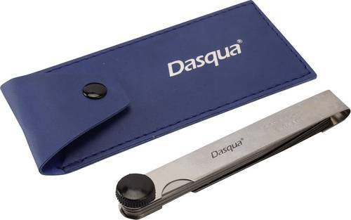 Dasqua 1820-0300 Fühlerlehre mit 20 Blättern in Blau, Messbereich 0.05 - 1.00 mm nach DIN 2275 - Bild 1