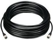 Panasonic KX-VCAEX01X Mikrofonkabel in Schwarz für Panasonic KX-VCA001X, Länge: 20,0 m - Bild 1