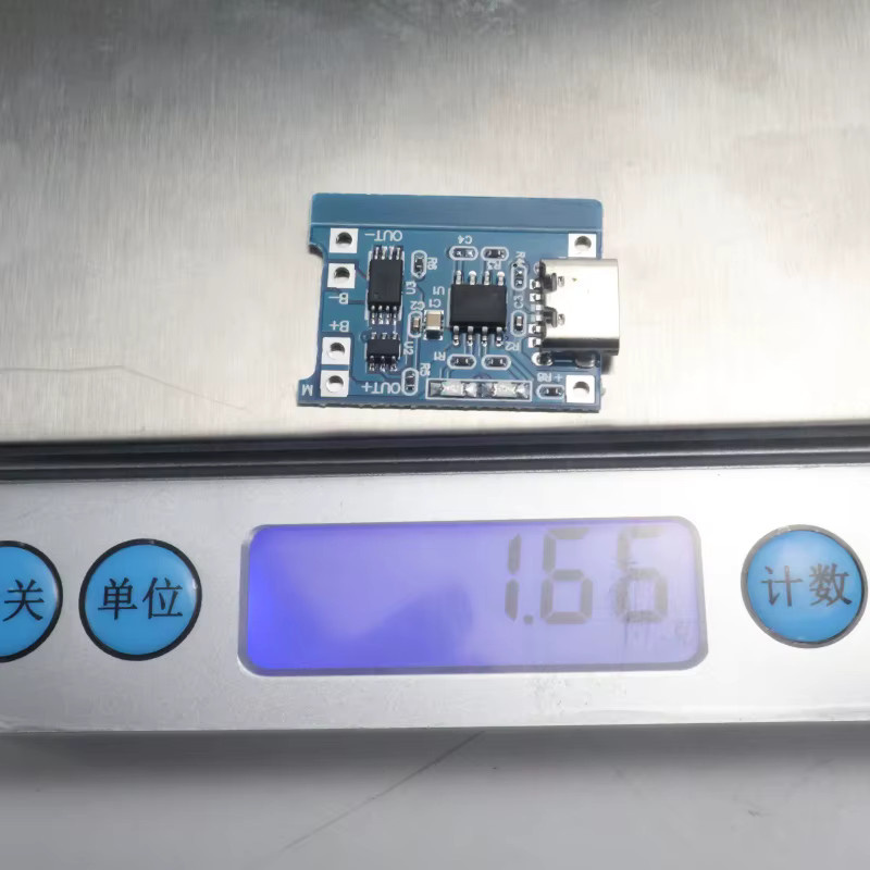 10 Stück TP4056 Lithium-Batterie-Ladeplatine mit Schutz, 5 V 1 A, für 18650 Akkus, Micro-USB und USB-C, Blau - Bild 2