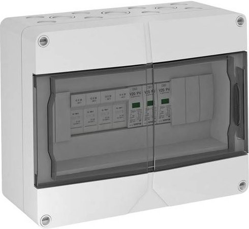 OBO Bettermann Überspannungsschutzgerät DCPH1000-4S in Weiß - Bild 1