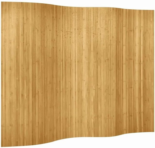 vidaXL Raumteiler aus Bambus in Natur und Braun, Breite: 250 cm, Höhe: 165 cm - Bild 1