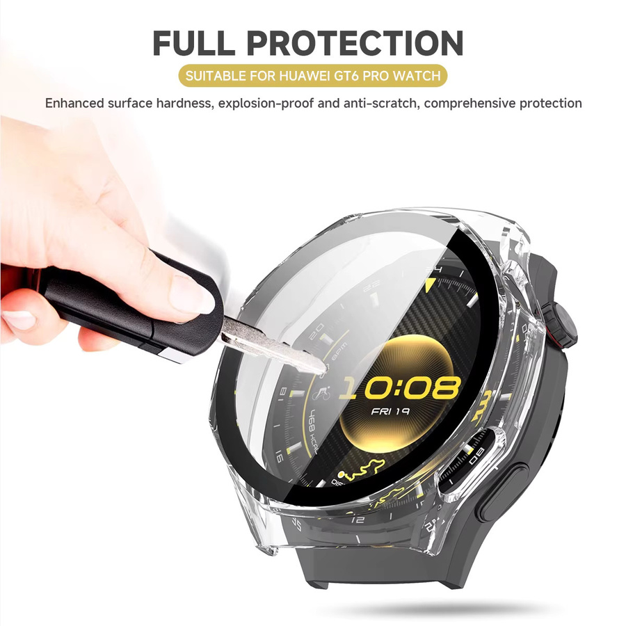 OAKCHARM Displayschutzschale für Huawei Watch GT6pro, Schwarz - Bild 4