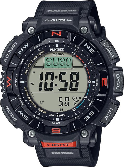 Casio Digitaluhr, Solar, Kunststoff, 53 mm, Herren, 10 ATM - Bild 1