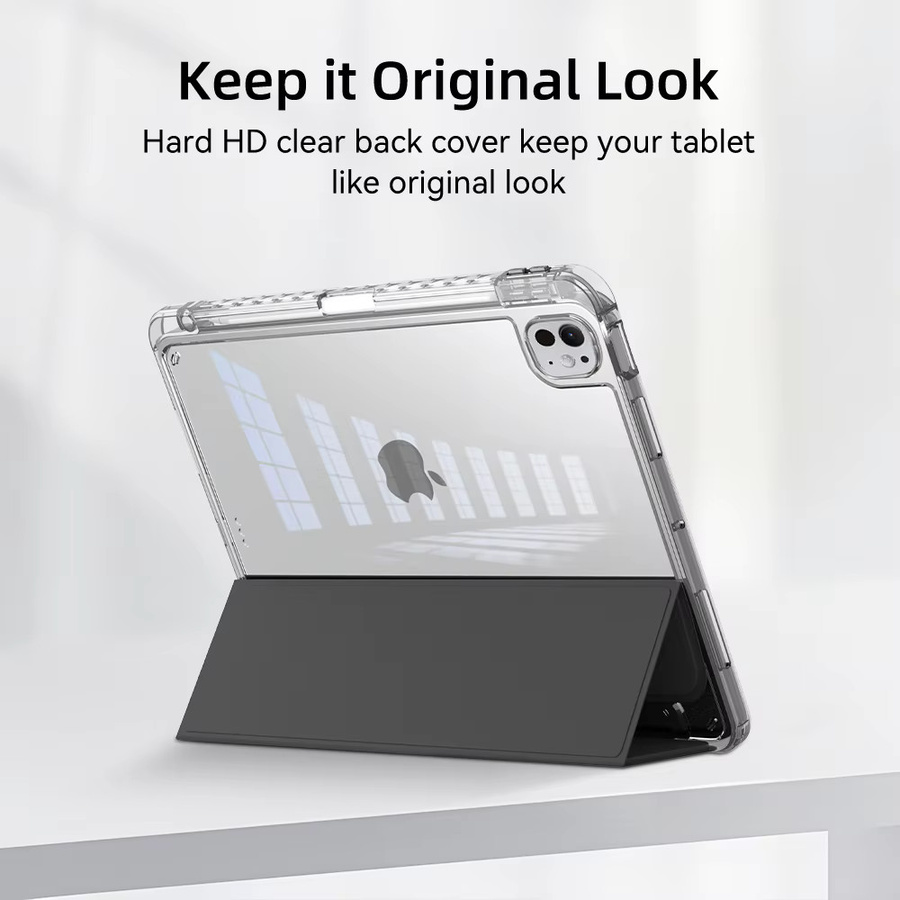 DANYCASE Transparente Hülle für iPad Pro 13 Zoll 11 Zoll M4, iPad Air 11 Zoll 13 Zoll M2, iPad 10. Generation 10.9, iPad Air 4/5 sowie iPad 7/8/9 10.2 und 5/6 9,7 Zoll in Blau - Bild 4