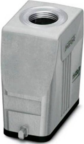 Phoenix Contact Tüllengehäuse HC-STA-D15-HHFS-1TTP21-ELC-AL in Grau - Bild 1