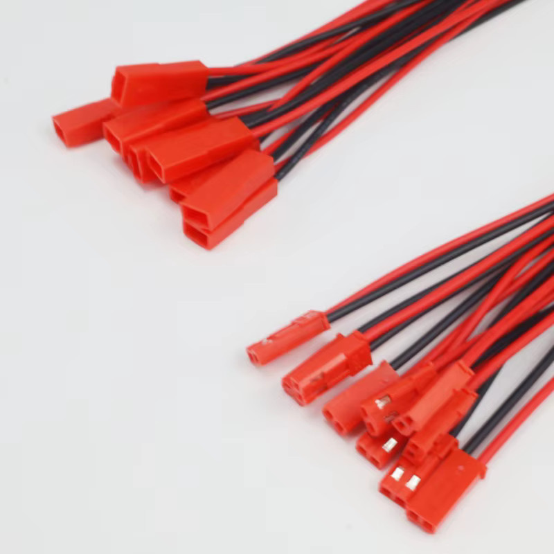 10 Paare EOENKK JST 2 Pin Stecker Set mit 22 AWG Kabel 20 cm in Rot für LED Streifen und RC Spielzeug - Bild 3