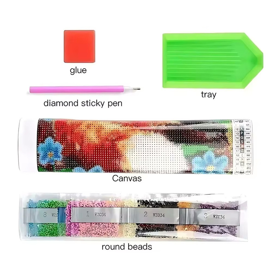 Naruto Kakashi Diamantmalerei Set mit Mosaik-Kreuzstich Stickerei für Kinder und Home Dekoration, Multicolour - Bild 1