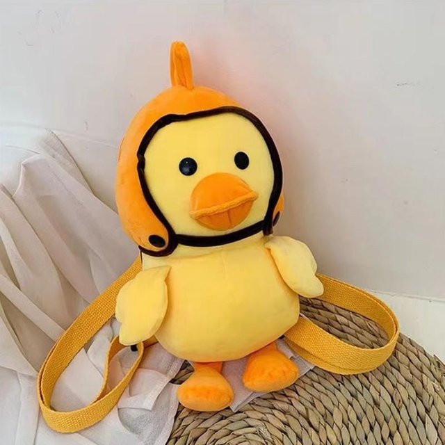 Kidsly Kleine Gelbe Ente Plüsch Rucksack, Kuscheltier, ab 3 Jahre - Bild 1