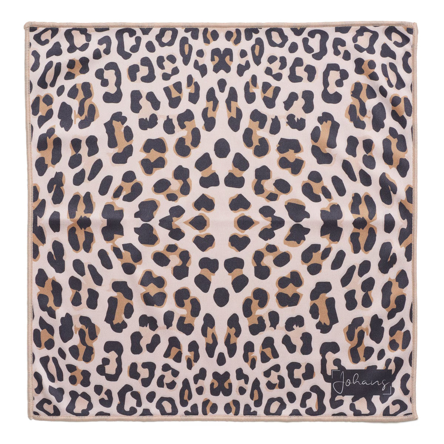 Johans Brillenputztuch Leo Classic in Multicolour und Braun, B/T/H: 30 x 30 x 30 cm - Bild 2