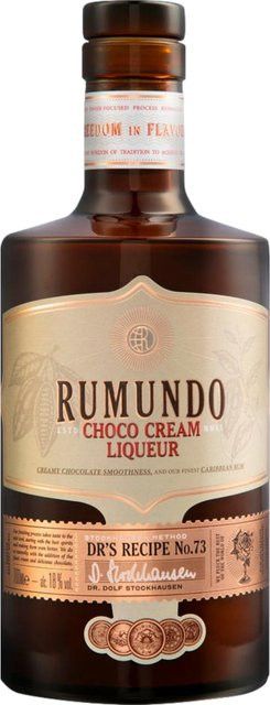 Rumundo Choco Cream Liqueur, Schweizer Likör, 18,0 % Vol., 0,7 l - Bild 1