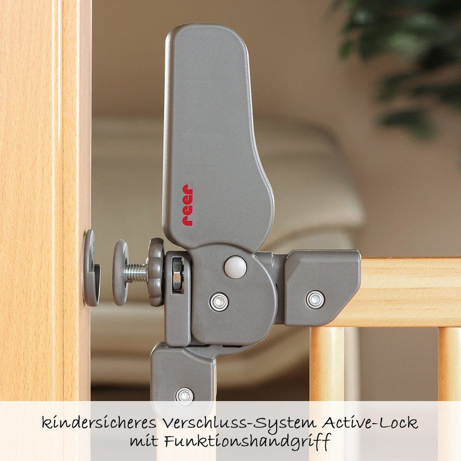 Reer Klemm- und Schraubgitter Basic Holz Dunkelgrau erweiterbar Breite: 73,0 cm bis 104,5 cm - Bild 3