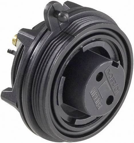 Bulgin PX0730/S Rundsteckverbinder Buchse Serie 3 in Schwarz für den Einbau (Flush) - Bild 1