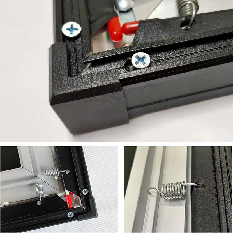 Yovanxer ALR-Projektionswand mit festem Rahmen in Grau für 3D-4K-Langwurfprojektoren, 180/200 Zoll - Bild 2