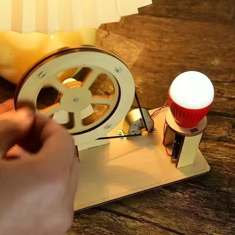Meade Wissenschaftliches Experiment, handgekurbelter Generator, Holz, Bunt / Mehrfarbig - Bild 3