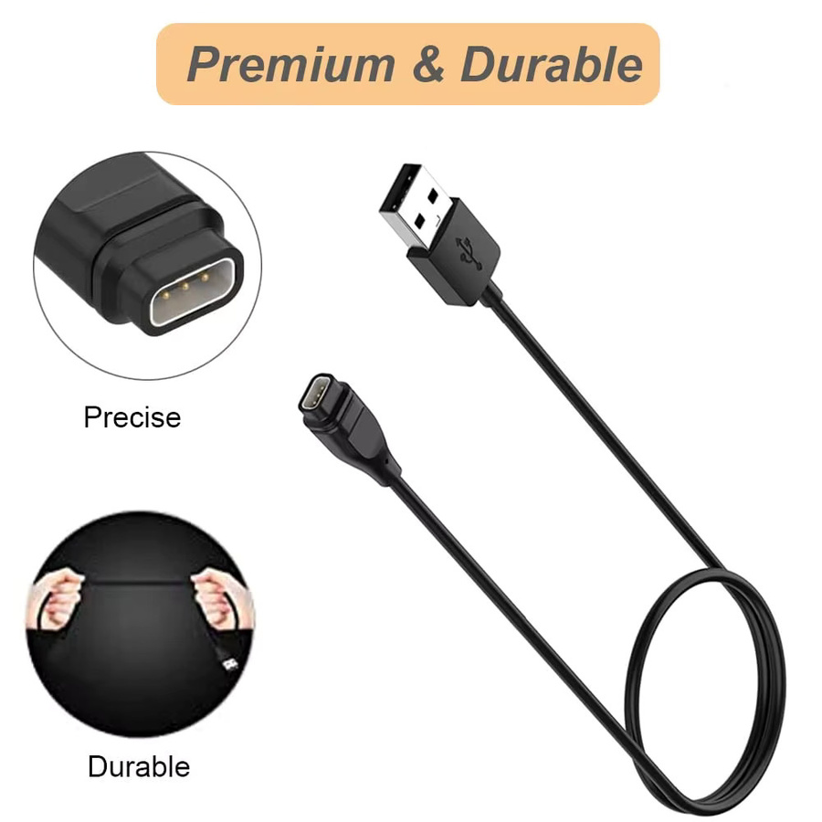 Coros USB-Ladekabel für Pace 2/3, Apex Pro, Apex 42mm/46mm und Vertix/Vertix 2 in Schwarz - Bild 3