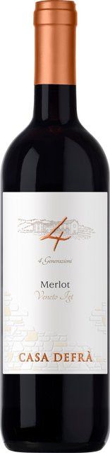 Casa Defrà Merlot Rotwein, Venetien, 2024, trocken, 0,75 l - Bild 1